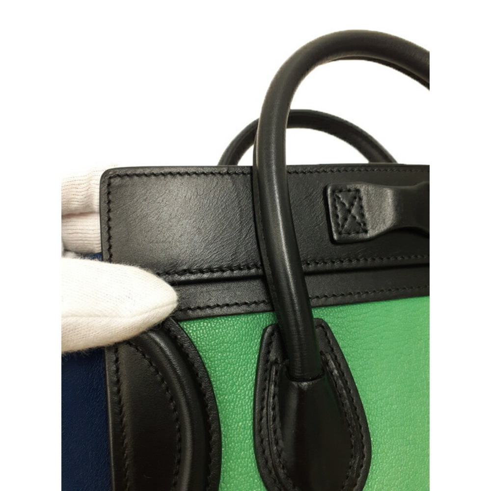 Celine Shopper Leather Shoulder Bag - Picture 6 of 9
